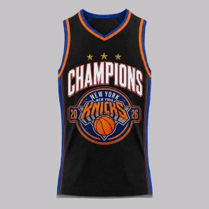 Custom NY Knicks Finals Champions 2026 Jersey (2)