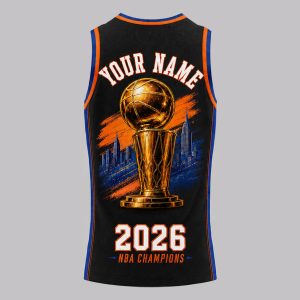 Custom NY Knicks Finals Champions 2026 Jersey (3)