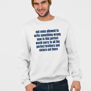Not Even Allowed To Write Something Wrong Now In This Perfect World Shirt (4)