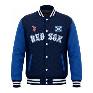 Red Sox Scottish Celebration 2026 Baseball Jacket1