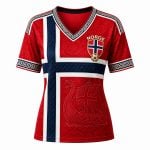 Norway Viking Ship Celtic Flag World Cup 2026 V-Neck T-Shirt
