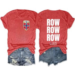 Norwegian Vikings Row Norway 2026 World Cup Tee1